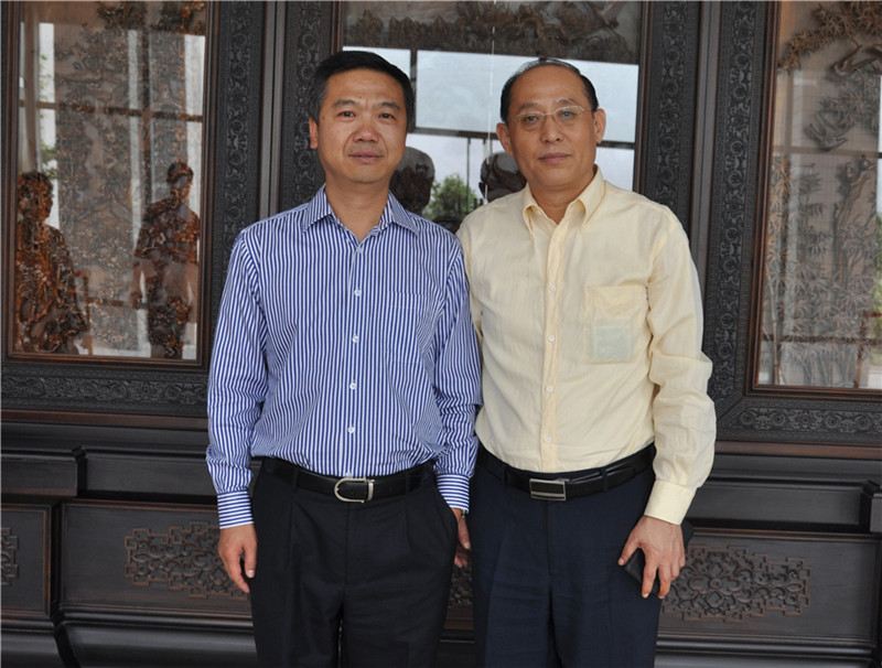 张晋生教授陪同陕西省教育厅原副厅长蔡钊利在ky开元集团官网视察指导